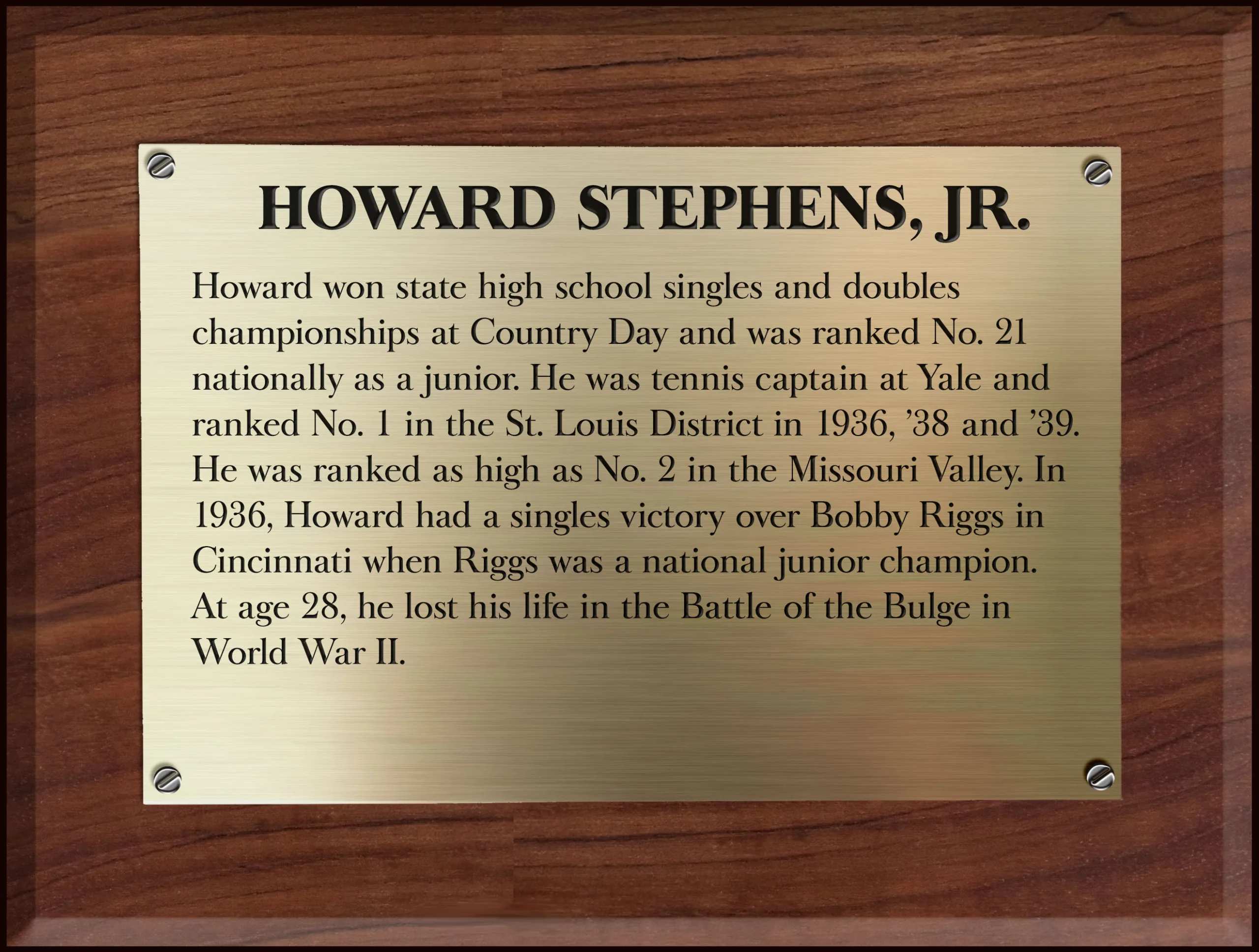 Howard Stephens, Jr.